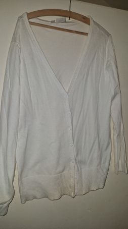 Weisse Strickjacke Gr.46 Top Zustand für den Frühling!