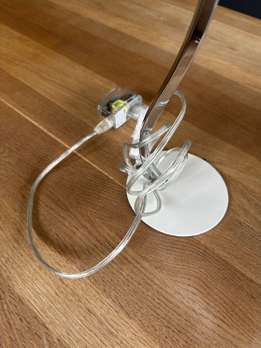 Lampade: Tischlampe, weiss, chrom – Usato da Reutigen venduto da abe_6ygq 2