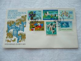 UNO Wien 1979 FDC 1. Satz MiNr 1 - 6