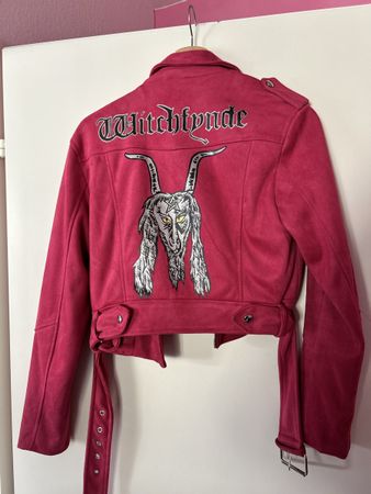 Witchfynde Metal Jacke M hotpink