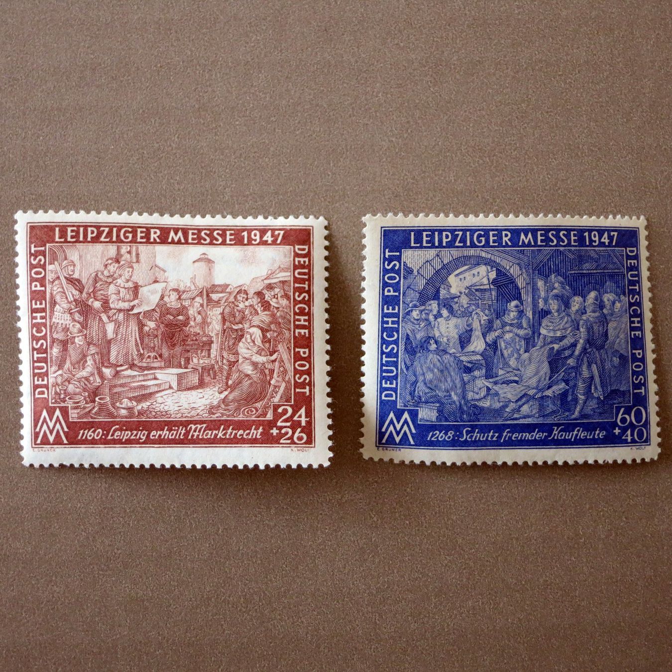 Tutti i francobolli: Leipziger Messe 1947, **postfrisch – Nuovo e nell'imballaggio originale da Steinhausen venduto da Kristall022
