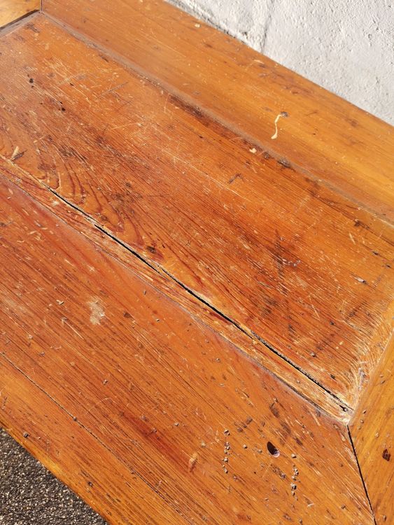 schöne alte Holz Truhe - Kiste - Box | Kaufen auf