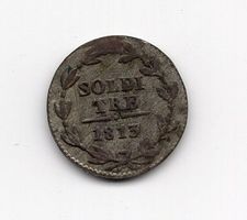 (732) Tessin, 3 Soldi 1813,