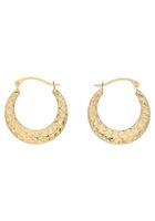 Gold 375 Ohrschmuck Creole