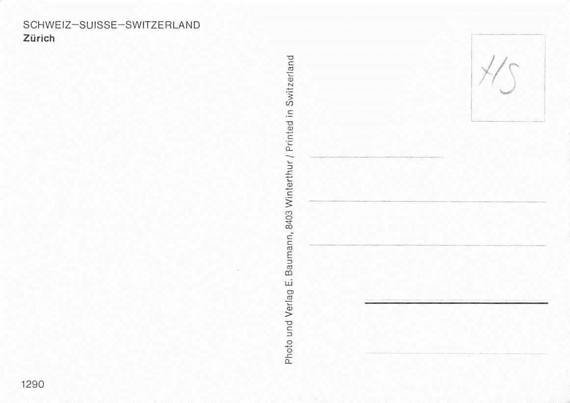 Cartoline postali: GRUSS aus ZÜRICH 6 Bilder – Usato da Winterthur venduto da SchatzchischtliWinti 1