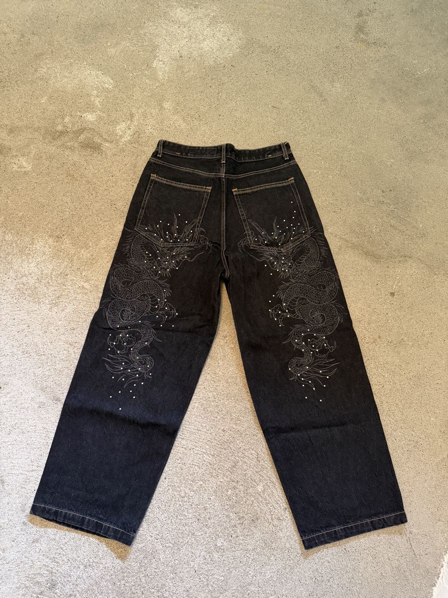 Bershka Jeans: Bershka schwarze Jeans – Neu (gemäss Beschreibung) aus Ostermundigen von bil_5tb9