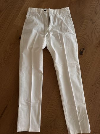 Hose SUITSUPPLY Baumwolle Stretch weiss Grösse 44