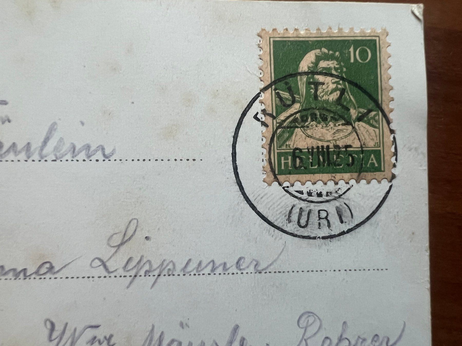 Ansichtskarten: AK    1925 Klausenstrasse    (G1791) – Gebraucht aus Hinwil von Sidi4 1