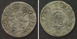 Kurlinie KURPFALZ Kreuzer 1739 KARL PHILIPP Billon