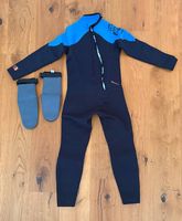 Thermo-Neprenanzug blau (14 J.) mit Tauchsocken grau (L)