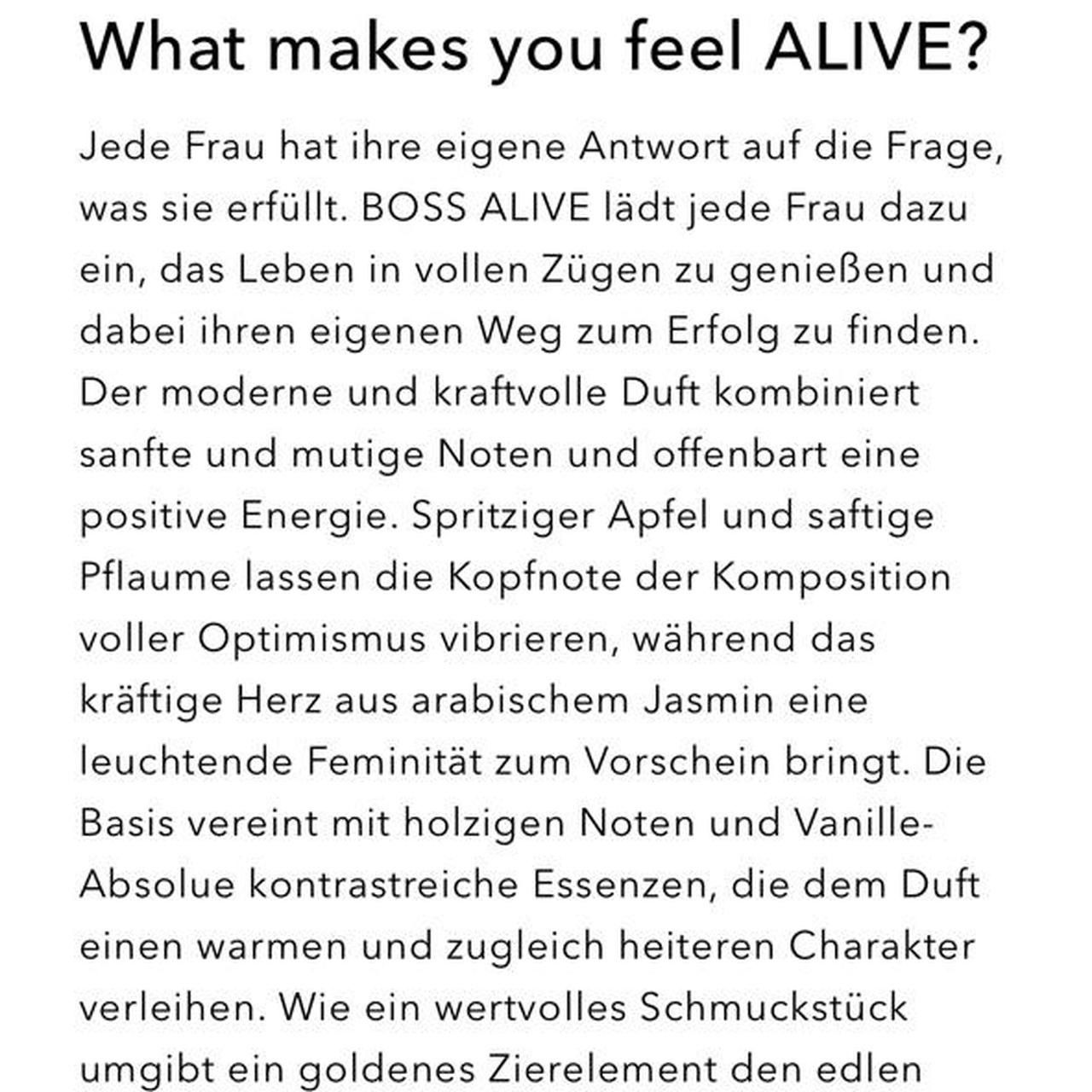 Hugo Boss Parfum & Eau de Toilette: Hugo Boss Alive Parfume – Neu (gemäss Beschreibung) aus Herznach von Enya_m26 3