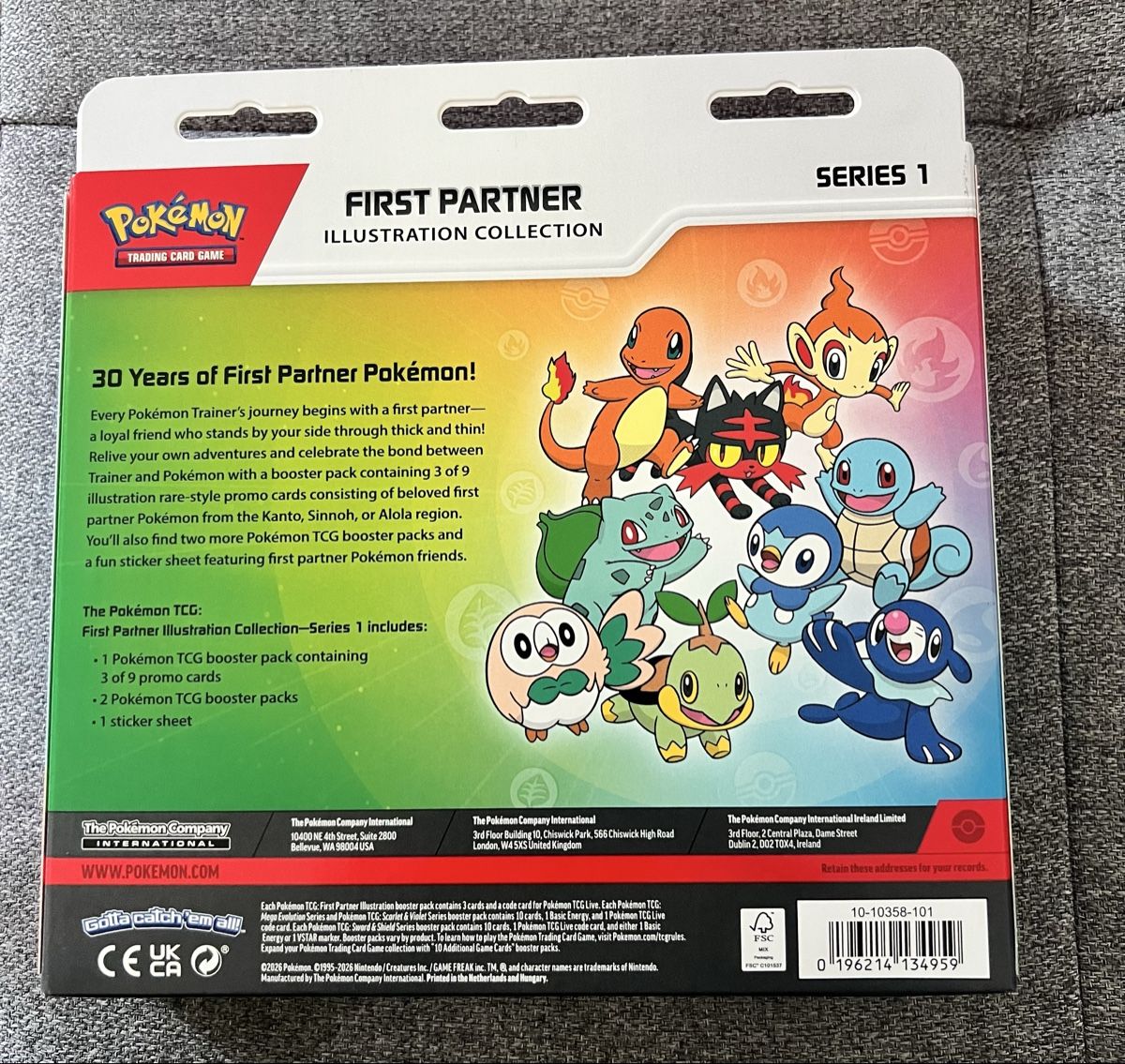 Pokémon Sammelbilder & Trading cards: Pokemon First Partner Illustration Collection Serie 1 – Neu und originalverpackt aus Brugg AG von bbc_cwk7 1