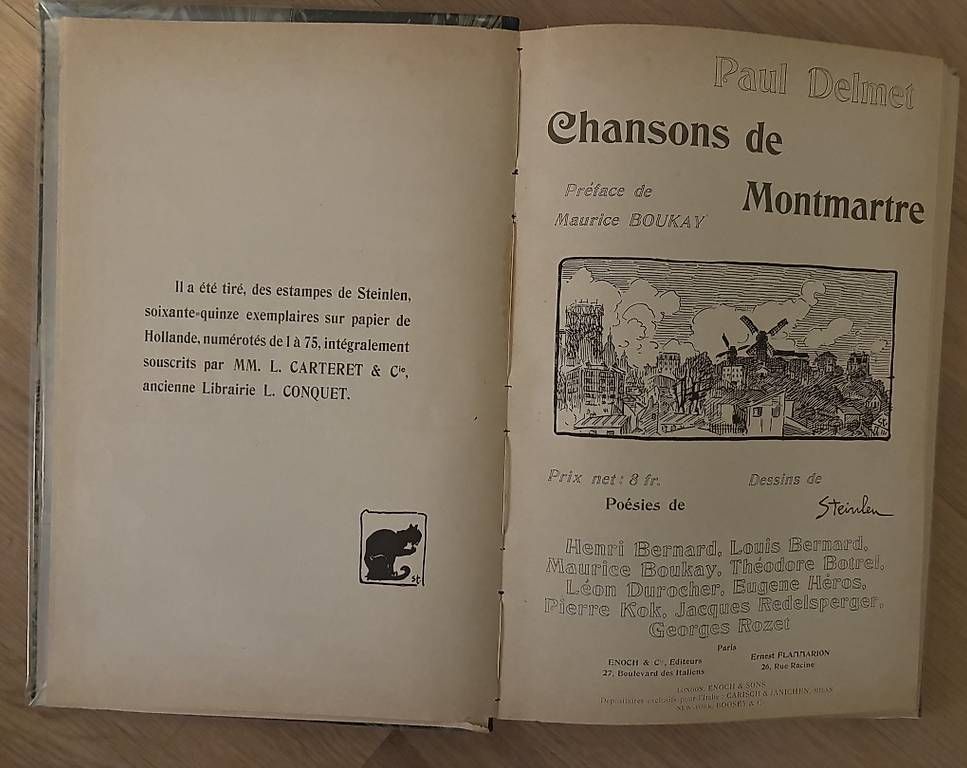 Bücher: Chansons de Montmartre Paul Delmet  – Gebraucht aus St-Blaise von Poussinnette01 1