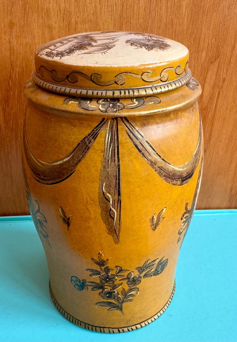 Autres articles pour la maison: Teedose vintage mit chinesischen oder japanischer Malerei – D'occasion à Grabs par Barbstucky 1