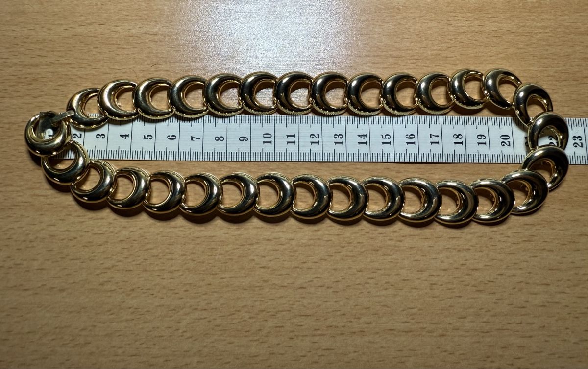 Catenine: Vintage Goldfarbene Halskette – Usato da Lamone venduto da LaCantinaMagica 2