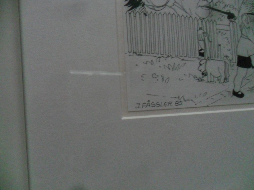 Dipinti: Appenzell J. Fässler "Genglis Sepp" Karikatur Haus Ulmann – Usato da Appenzell venduto da lama19 2