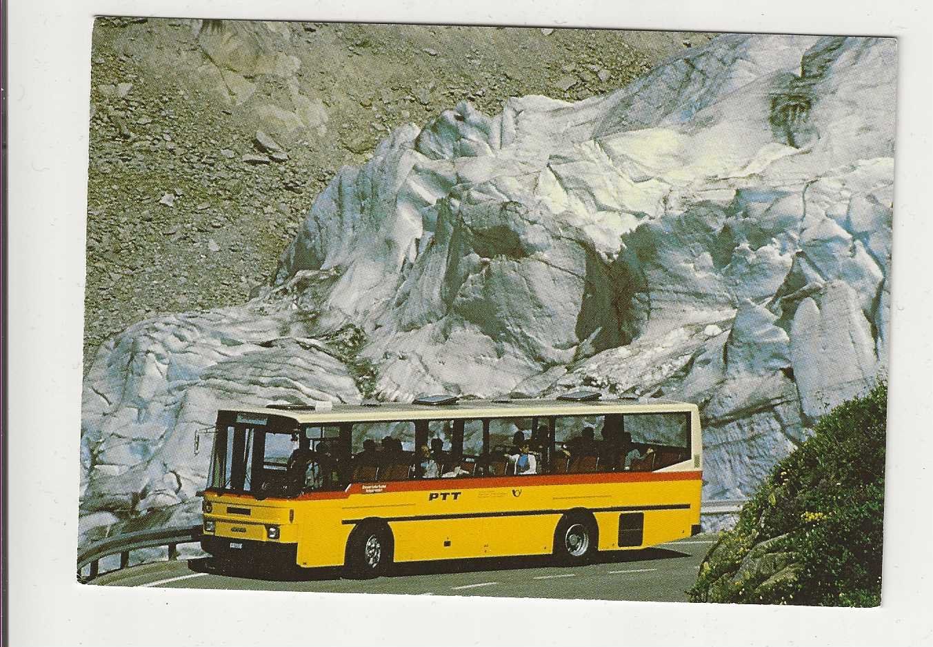 Cartoline postali: Postauto, bei Rhonegletscher – Usato da Spiez venduto da Niesen20