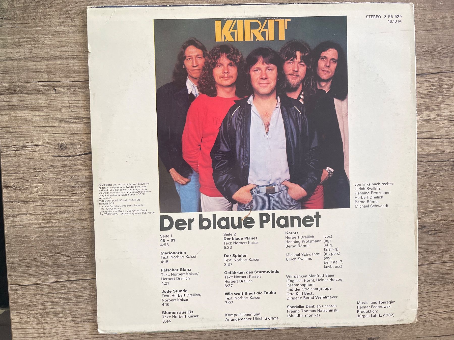 Dischi in vinile: A702/KARAT Der blaue Planet AMIGA – Usato da Frutigen venduto da Philippe_jsp 1