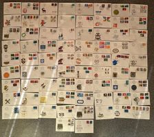 Schweiz - 74 FDC - gemischtes Lot - einwandfreie Erhaltung 
