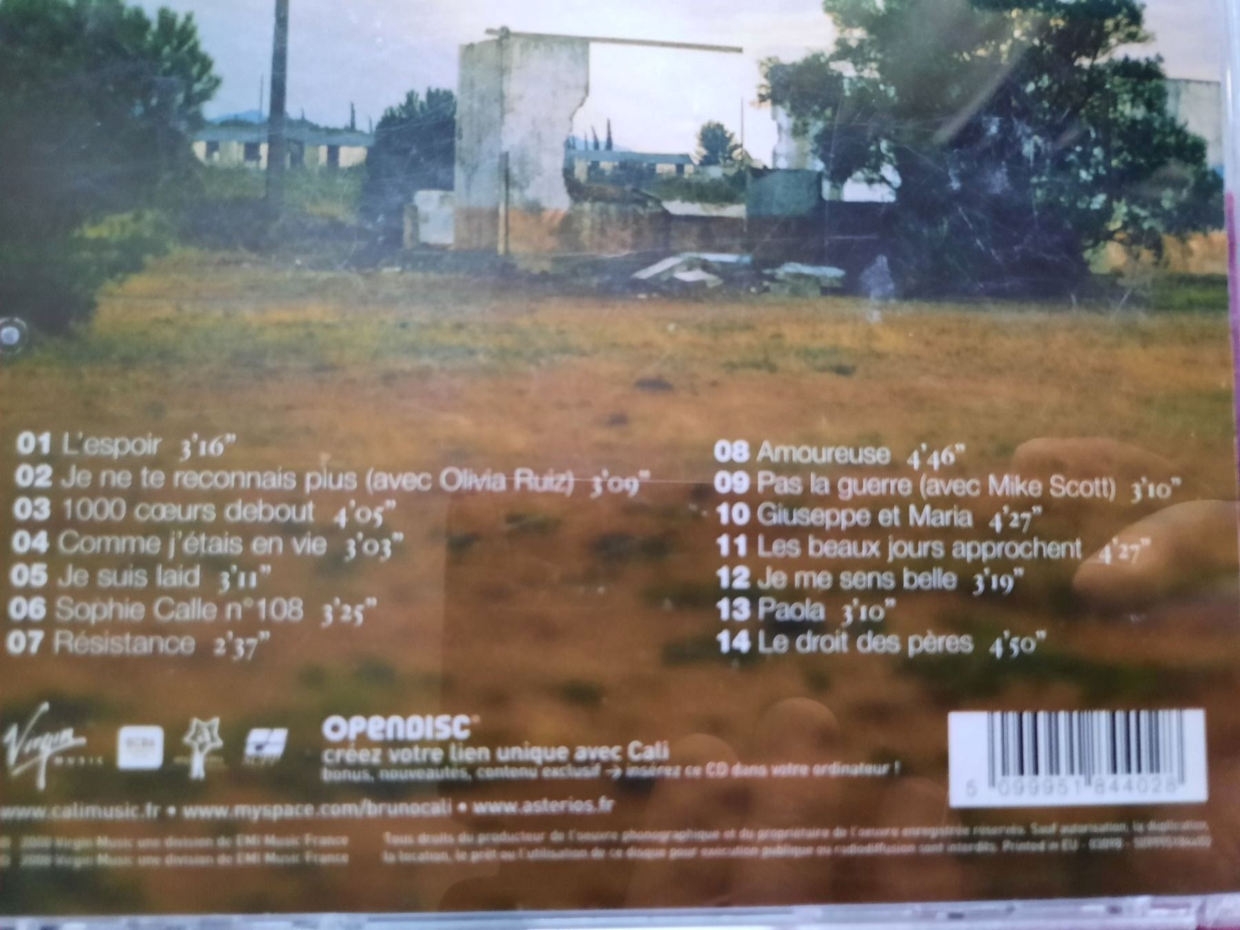 CDs: CD Cali - L'espoir – Gebraucht aus Pully von bro_n52j 2