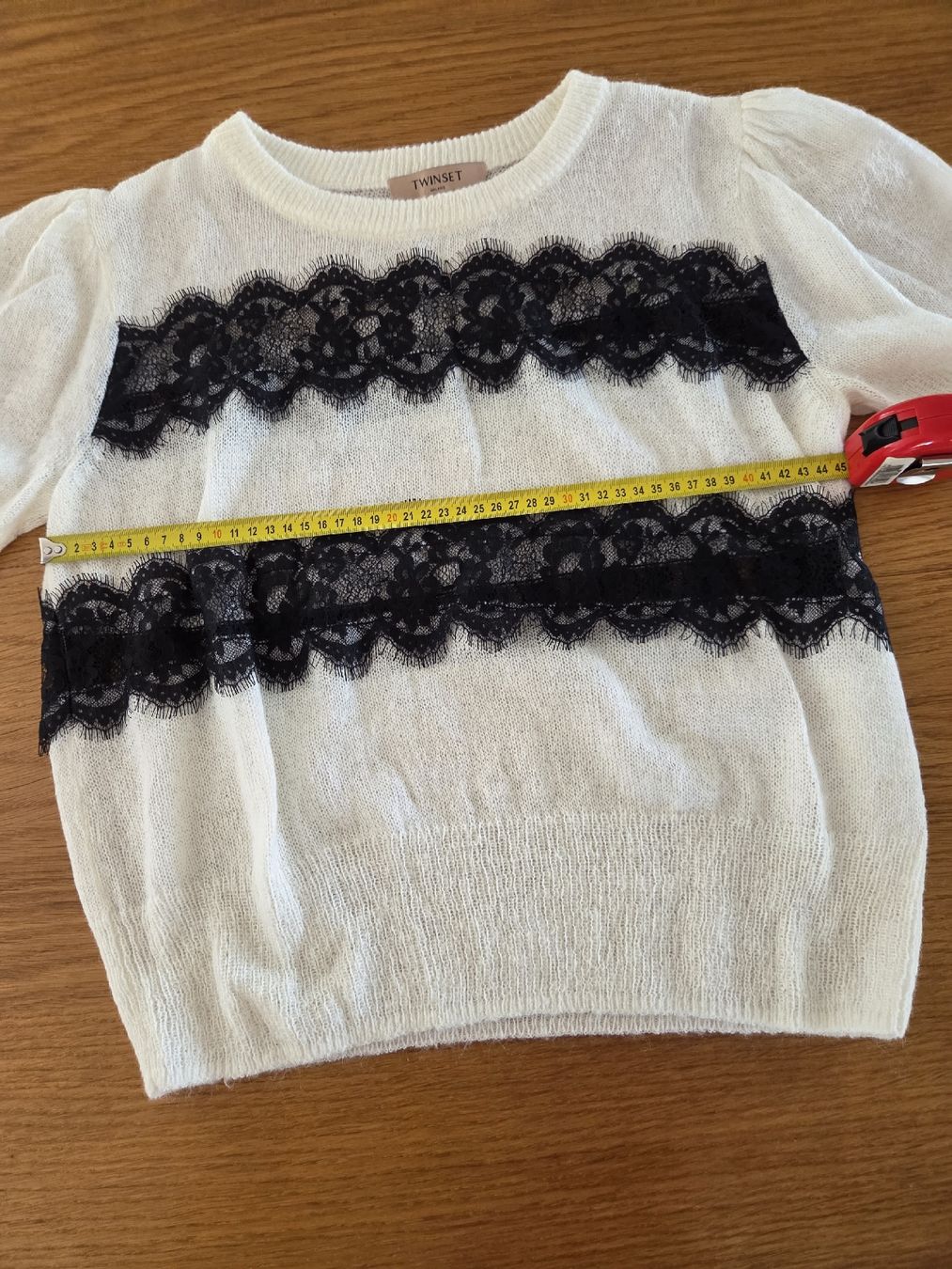 Twinset Maglioni & Felpe: TWINSET Milano Pullover Gr. M | Woll-Mix mit Spitzeneinsatz – Nuovo (secondo la descrizione) da Scherzingen venduto da tan_l9n2 5