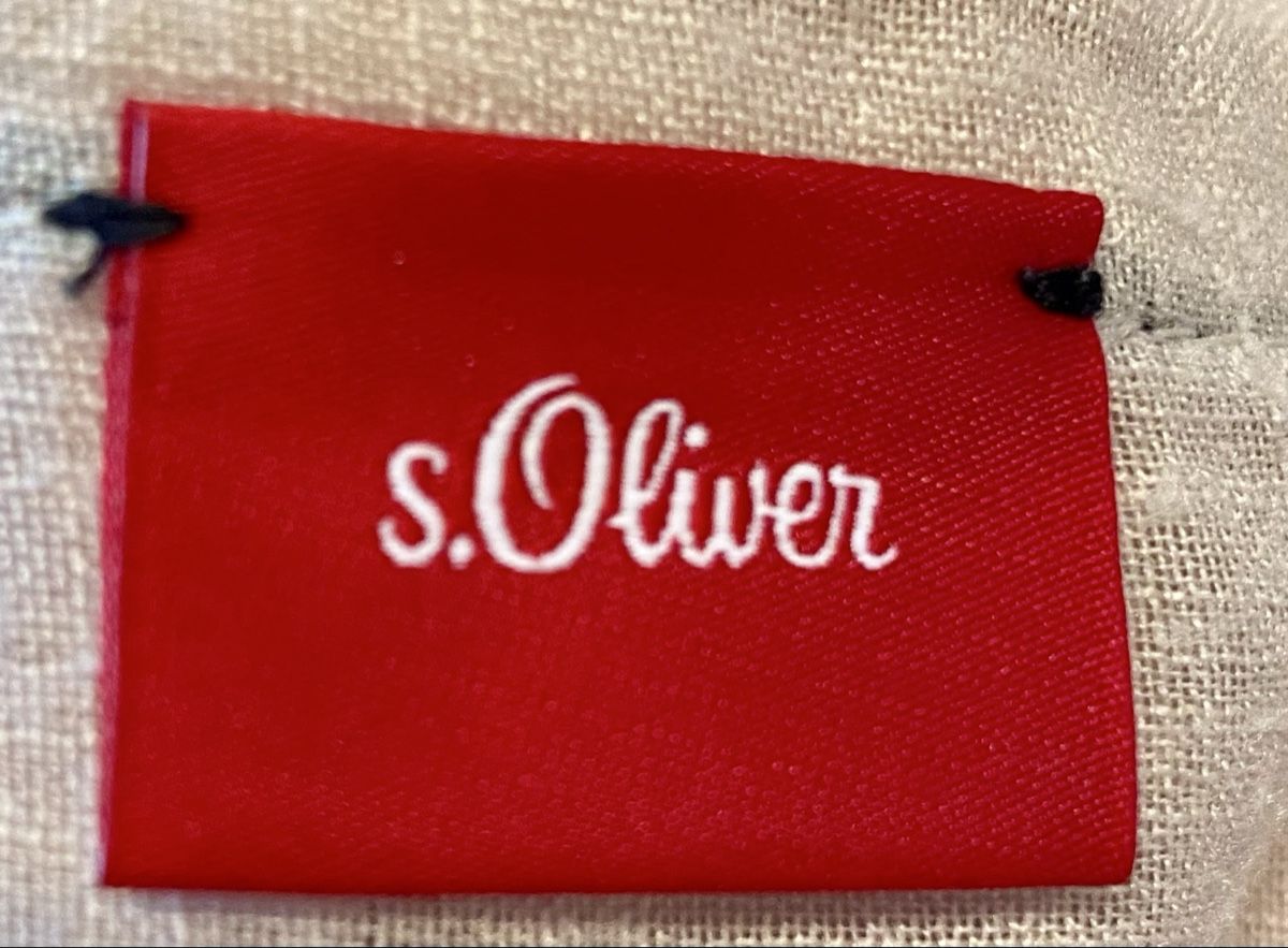 Foulard & Sciarpe: S.Oliver Loop Schal Rosa Vintage Monogramm Stickerei – Usato da Lyss venduto da Sibella56 4