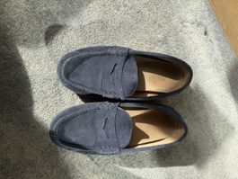 Polo Ralph Lauren Loafer blau Wildleder Grösse 42
