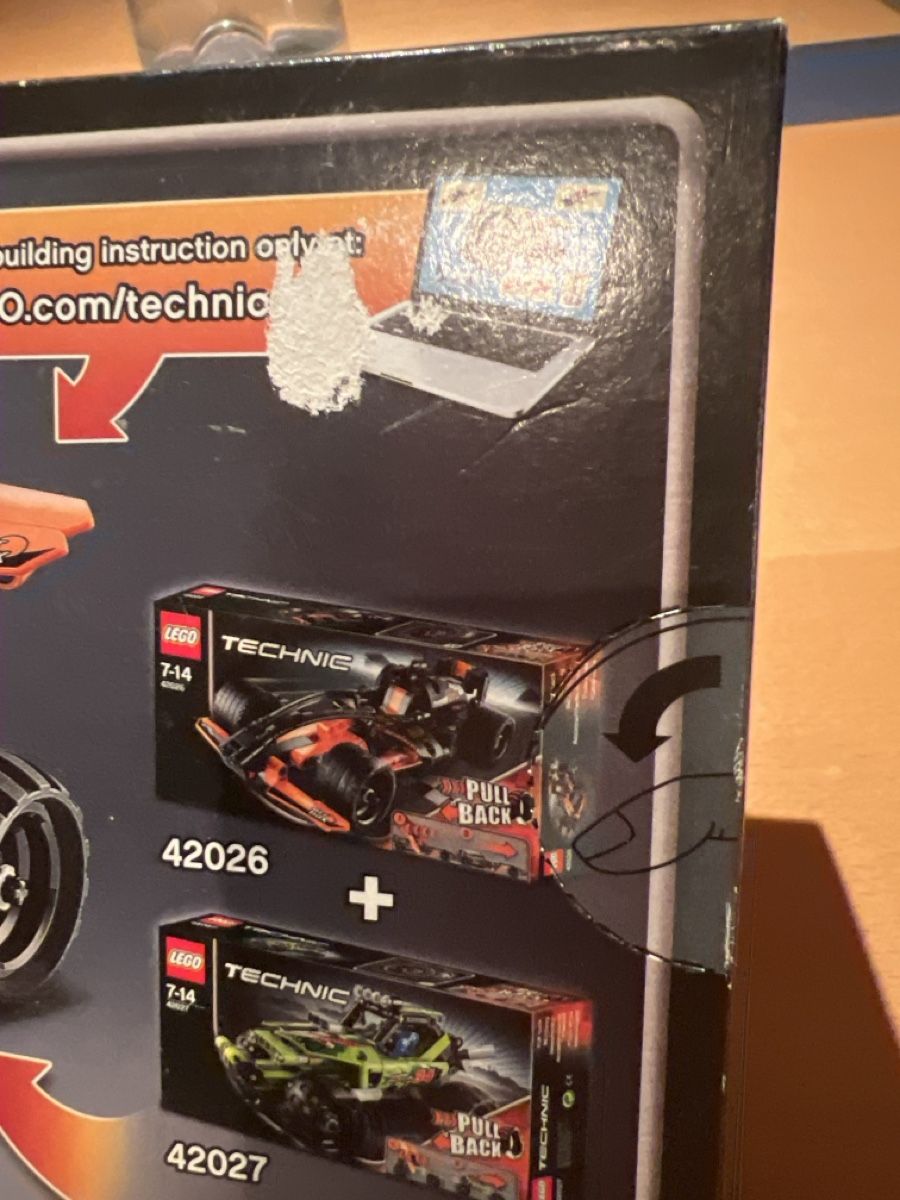 Lego Spielzeuge: Lego Technic 8286 Rennwagen Pull-Back – Neu und originalverpackt aus Altendorf von TISPA.SHOP 1