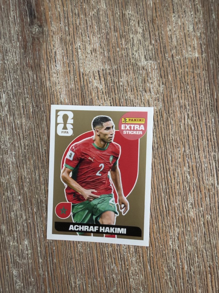 Panini Carte collezionabili: Achraf Hakimi Gold Extra Sticker WM 2026 – Nuovo (secondo la descrizione) da Aeschi b. Spiez venduto da Spatzumuus1