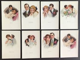 8 cartes postales anciennes