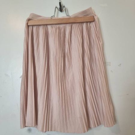 Plissee Rock rosa / altrosa  elegant & feminin