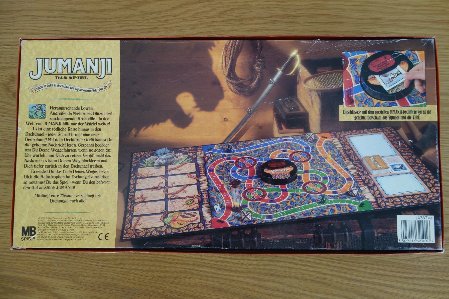 Parker Spiele: Jumanji, Brettspiel, 1995, Parker – Gebraucht aus Wil SG von Donaldus 2