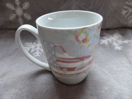 Tasse Amerika Fahne,Auto,Rosen