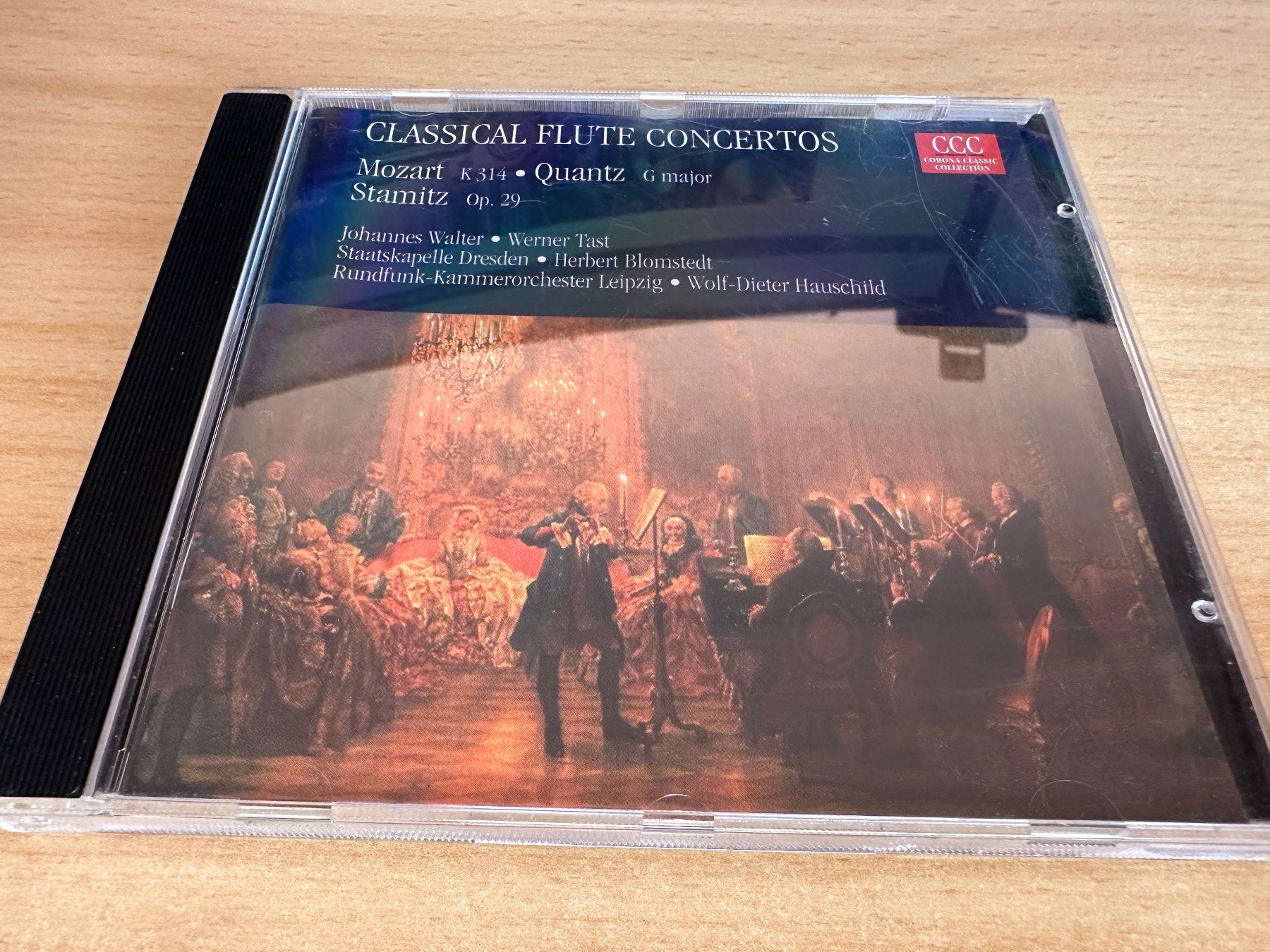 CD: Mozart, Quantz, Stamitz – Classical Flute Concertos – Usato da Rikon im Tösstal venduto da Alpenmutz