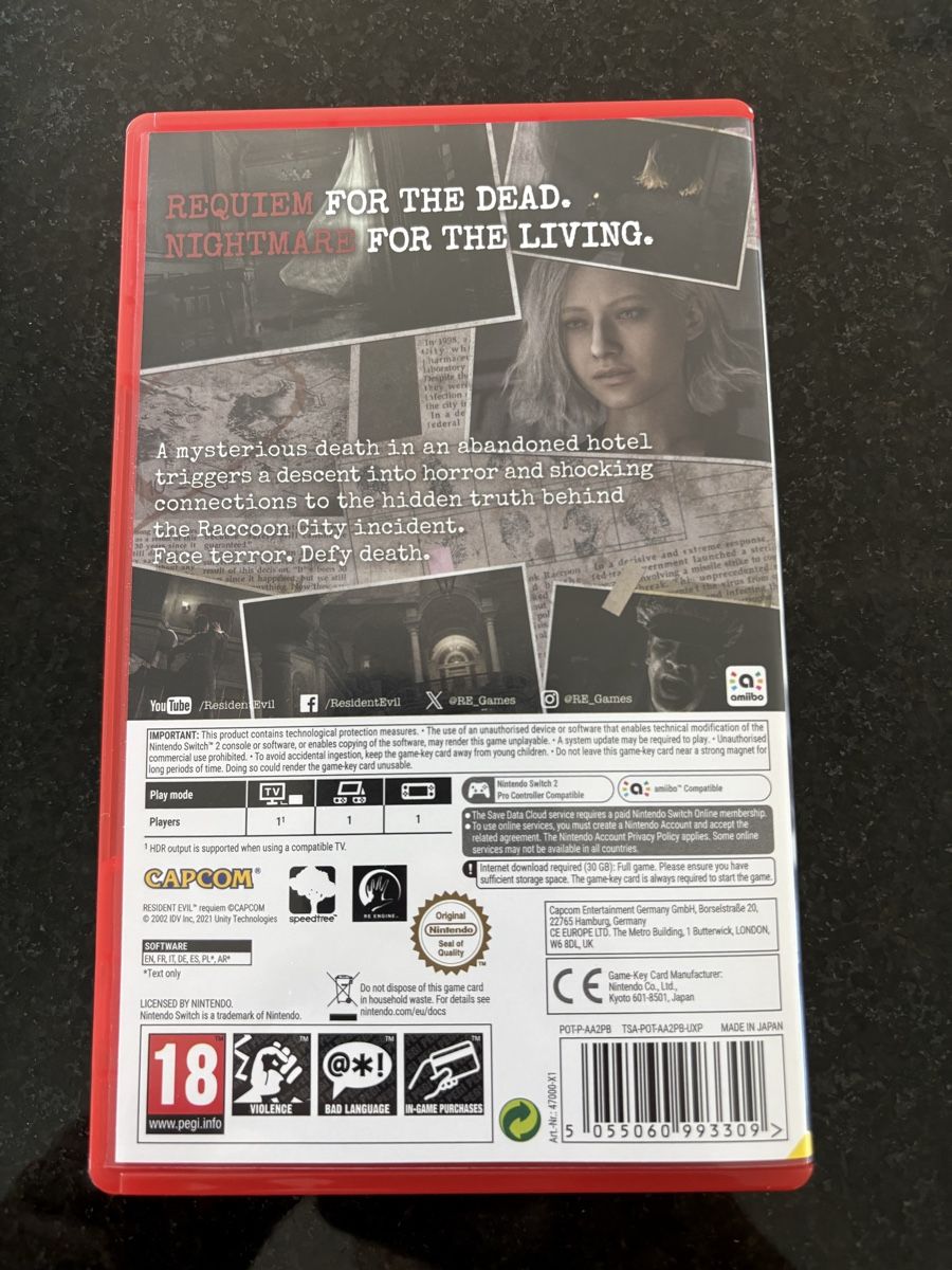 Jeux: Resident Evil Requiem Switch 2 – Neuf (Voir description) à Nottwil par Regis1108 1