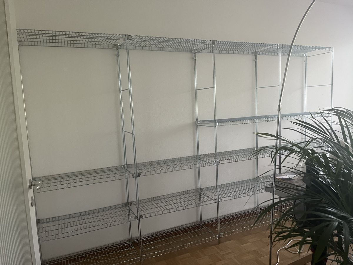 Regale: Gestell Gitter Metall Industrial Chromstahl – Gebraucht aus Estavayer-le-Lac von ghislain_c 3