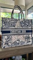 Christian Dior Canvas Embroidered Around The World Large