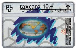 Schweizer Regionalbanken - seltene Firmen Taxcard