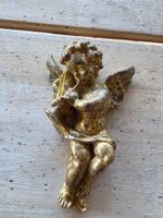 Engel Figur Putte Gold Holz