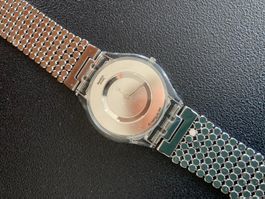 SUPERFLACHE  SWATCH   MIT METALLBAND