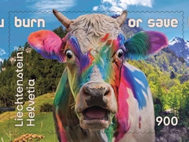 Tutti i francobolli: Swiss Crypto Stamp CHLI 3.0 Regenbogen, AUSVERKAUFT – Nuovo e nell'imballaggio originale da Basel venduto da condor4444
