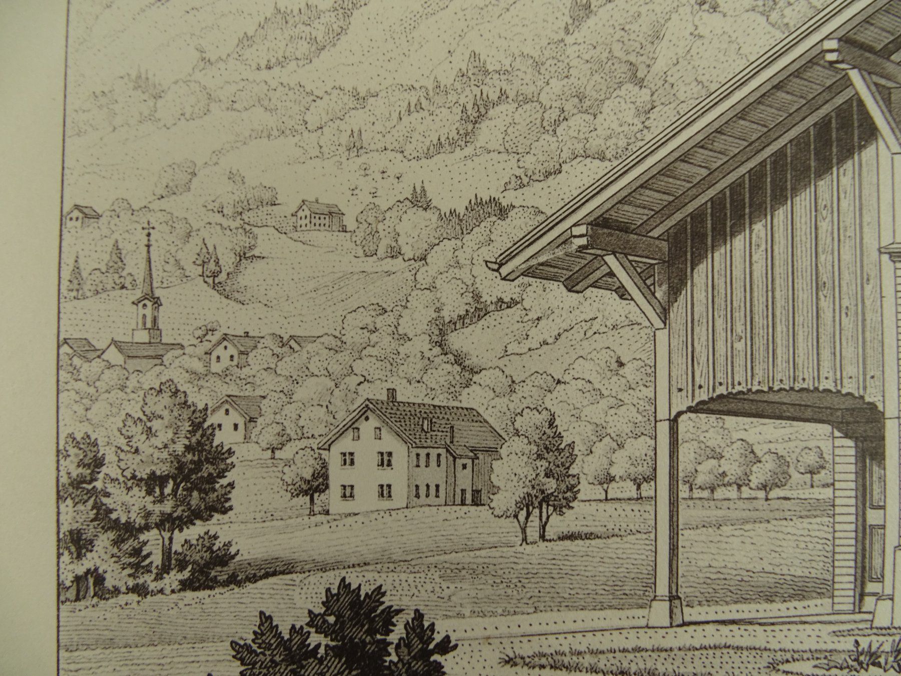 Incisioni: ZÜRICH ALTSTETTEN, LITHOGRAPHIE 1887 – Usato da Grüningen venduto da Kartensammler 3