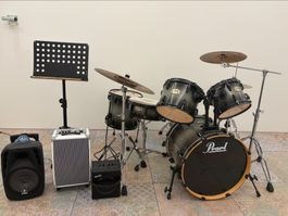 Pearl ELX Export Series Schlagzeug Komplettset inkl. Zubehör