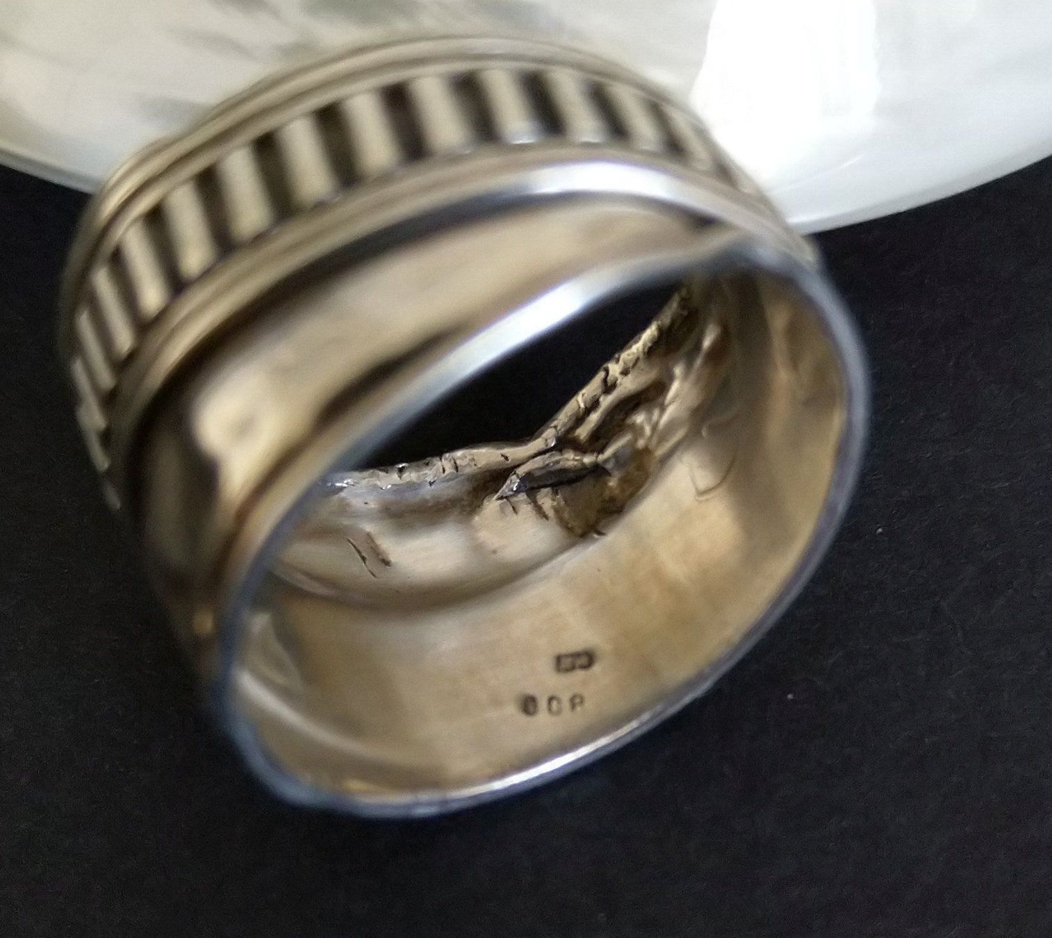 Anelli: KNITTER RING IN 925 SILBER – Usato da Romanshorn venduto da BoutiqueA 4