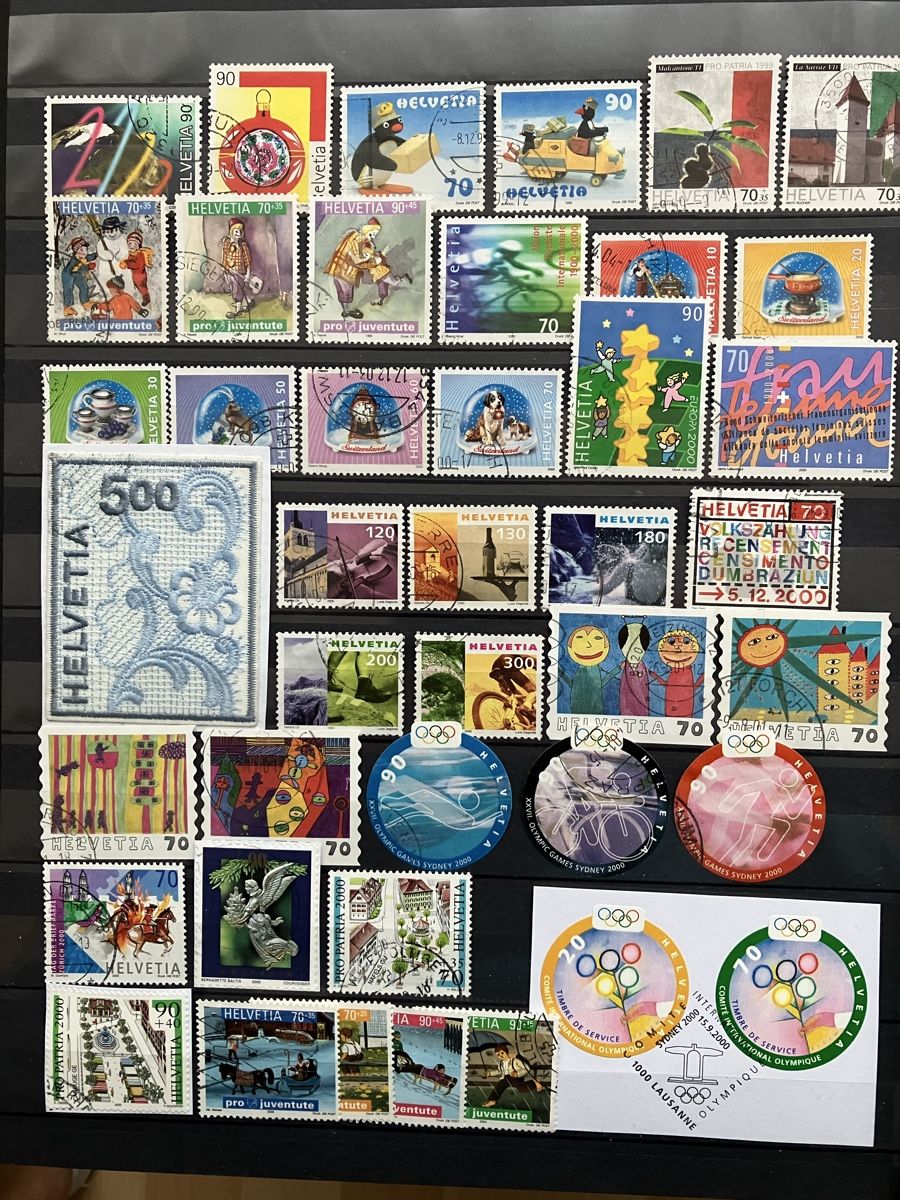 Tutti i francobolli: Schweiz CH 1994-2000 5s – Usato da Cham venduto da Diablo1232 4