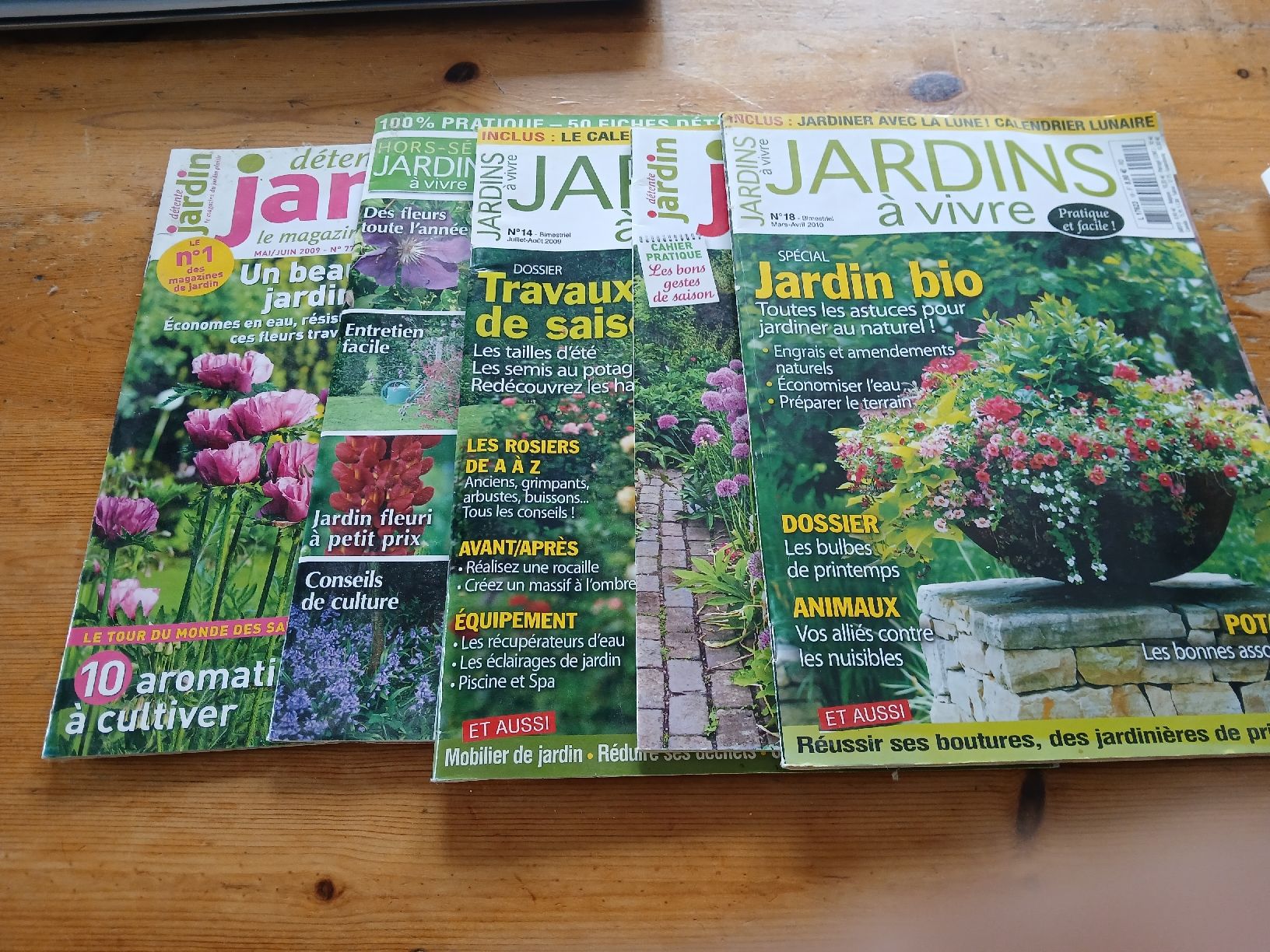 Revues & Magazines: 5 revues "jardin" en francais  – D'occasion à Miecourt par Marly1 1