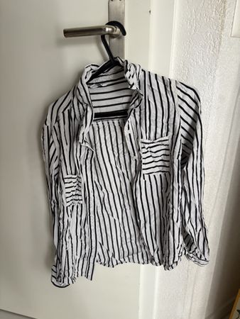 Sommerbluse mit Streifenmuster, Grösse s