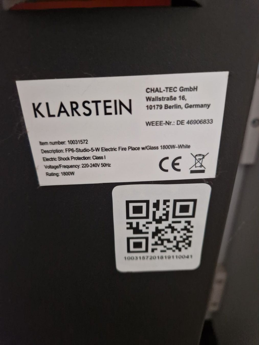 Cheminée: Elektrokamin Klarstein – Gebraucht aus Zell ZH von Alex_0001 3