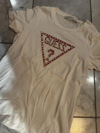 Guess T-Shirt, Weiss, Damen, Grösse xs neu