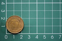 währung francaise 20 centimes1968